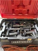 Craftsman toolbox with power tools