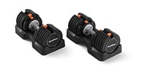 NordicTrack 55 lb Select-a-Weight Dumbbell Pair, B