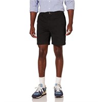 Amazon Essentials Men's Slim-Fit 7" Short, Black,