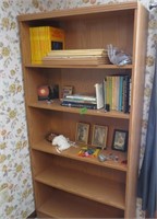 Bookcase & books