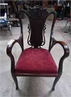 Ornate Parlor Chair