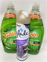 New Lot - Gain Ultra Clean & Glade Spray