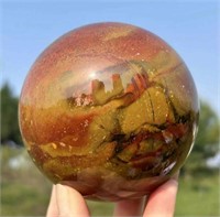 1140 Gm Hand Made Ocean Jasper Sphere