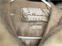 Vintage Cullums of Augusta faux fur coat