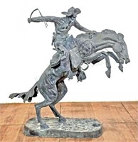After Frederic Remington Bronco Buster Bronze