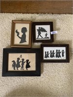 SMALL SILHOUETTES FRAMED