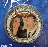Royal Wedding Medallion - Prince William - 2011