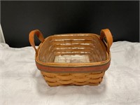 Longaberger basket w handles