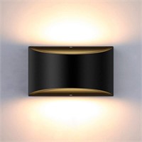 Dimmable Wall Sconce, SHYVIA Modern Black Led...