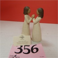 WILLOW TREE "SISTERS BY HEART" FIGURINES 5 IN