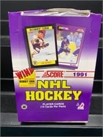 1991 NHL Hockey Cards Unopened Wax Box