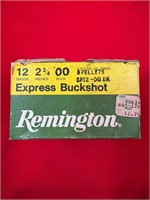 Box of 25 Remington 12 Ga 2 3/4" 00 Buckshot