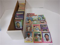 LOT OF 400 PLUS 1975 TOPPS BASEBALL CARDS W/STARS