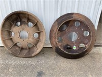 OLIVER TRACTOR FRONT STEEL WHEELS - 26"