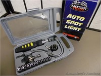 Small Tool set Box, Auto Spot Light