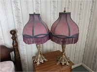 Set of Lamps. Victorian looking Fringe