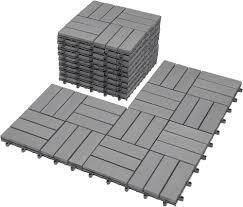 Interlocking Deck Tiles 12x12x0.94' Wood