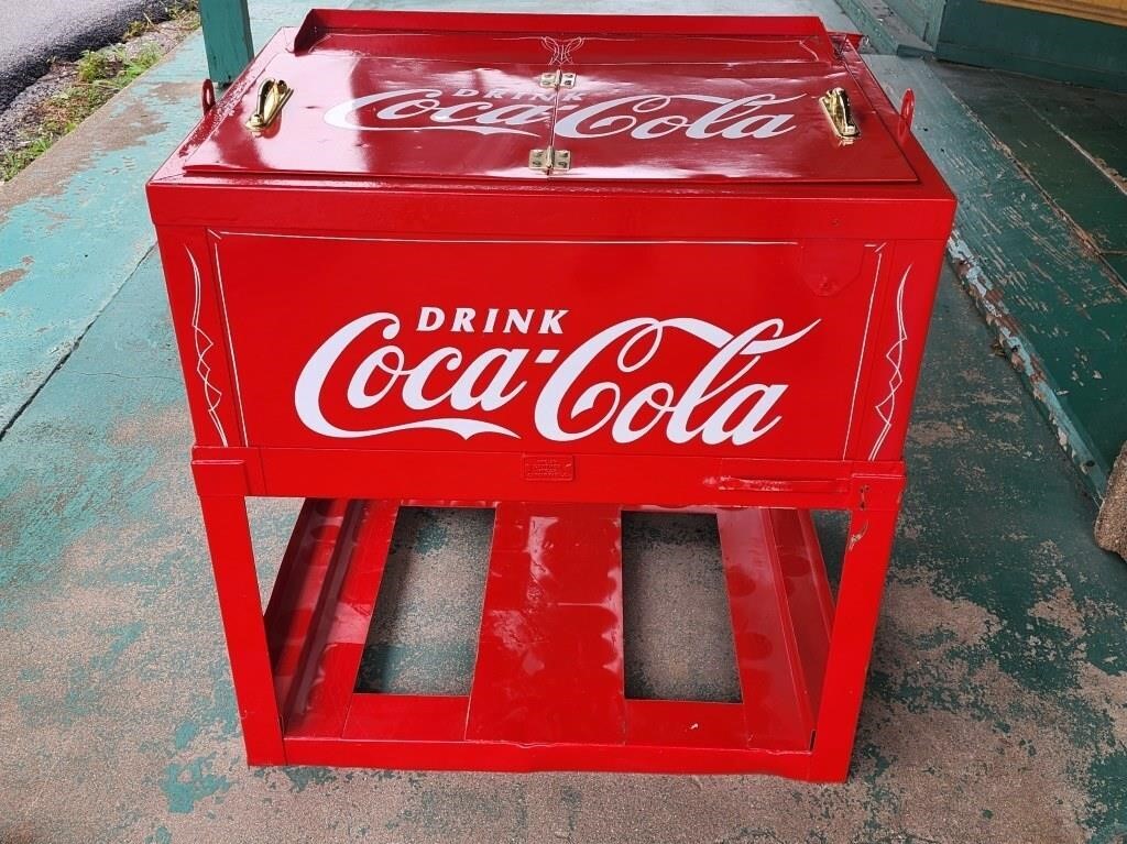 Restored Coca-Cola Bottle Cooler