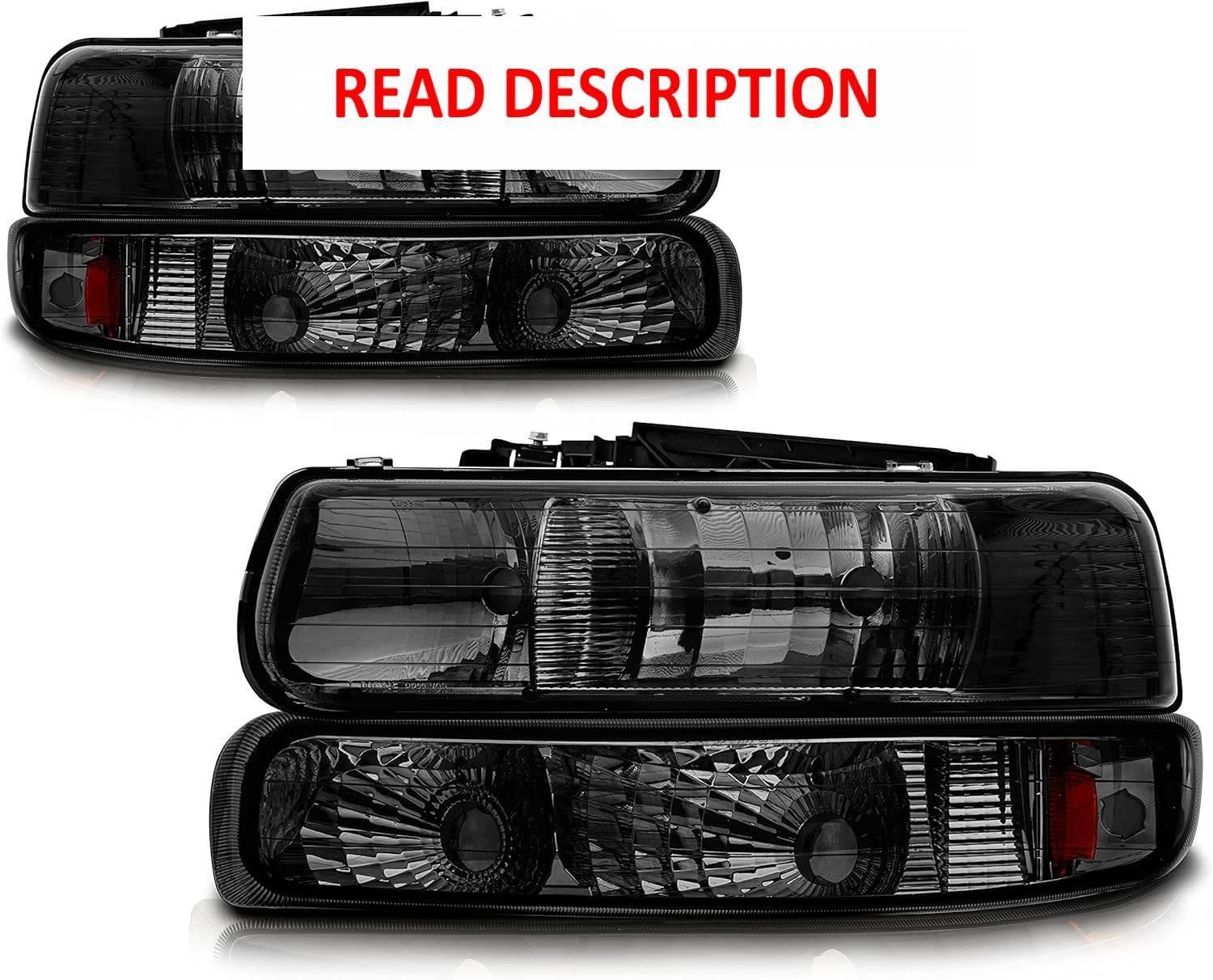 (READ)Headlight Assembly 99-02 Chevy Silverado