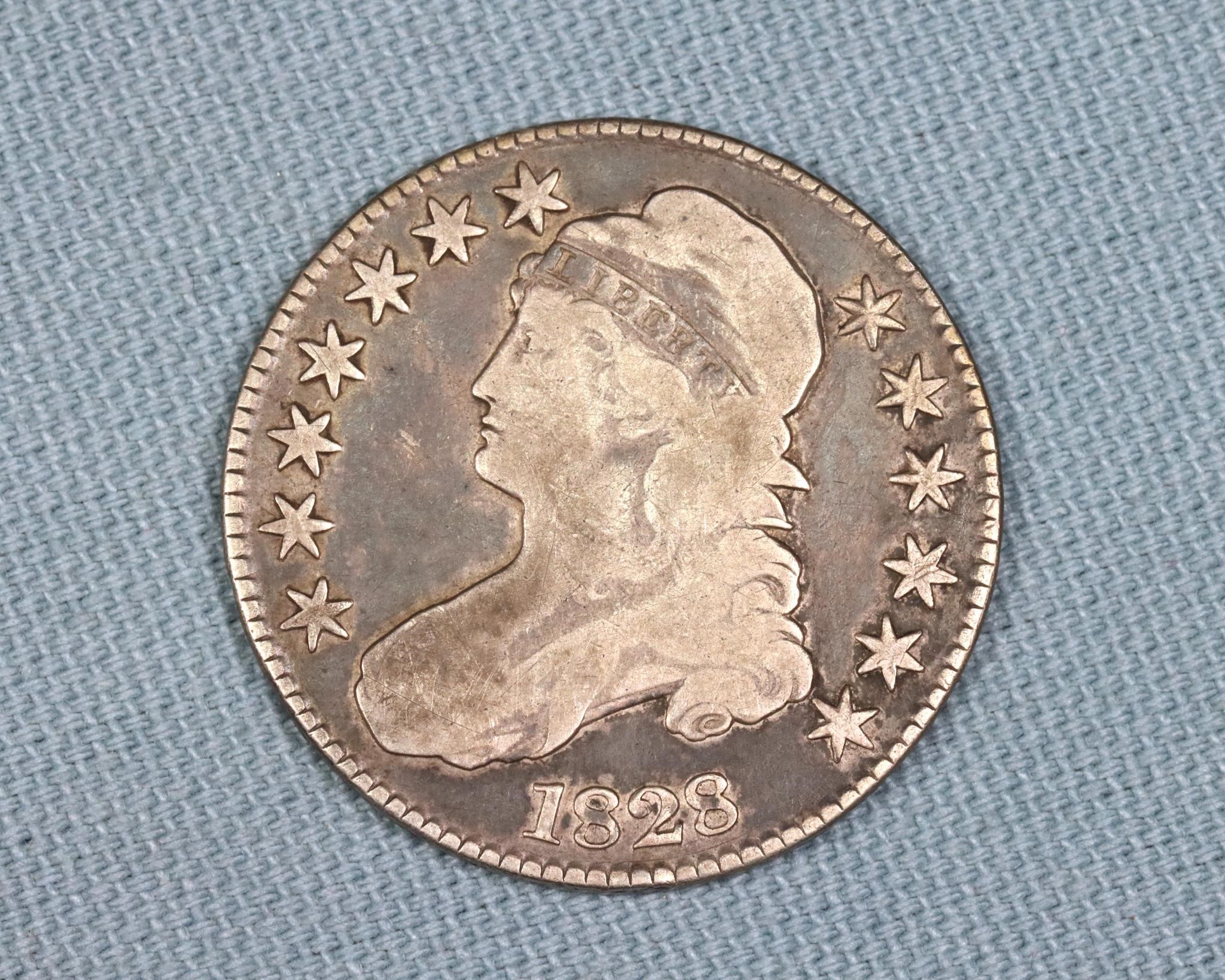 1828 Capped Bust Half Dollar