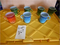Vintage coffee cups - 3 colors