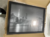 Black picture frame 
19.25 x 26.75 
Appears to