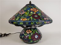 Tiffany style stained glass side lamp
