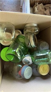 Green/small jars