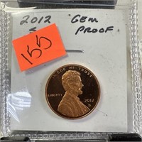 2012-S GEM PROOF SHIELD PENNY CENT