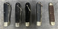 (J) Lot Of 5 Pocket Knifes: Camillus