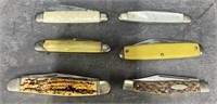 (J) Lot Of 6 Pocket Knifes: Craftsman