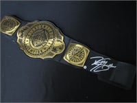 Big Show WWE signed Champ Belt COA