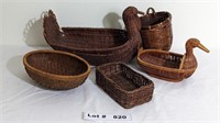 VINTAGE WICKER BASKETS