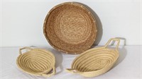 NATIVE AMERICAN WOVEN BASKETS