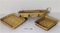 VINTAGE WICKER BASKETS