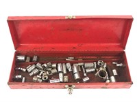 Metal Toolbox With Sockets, Some Proto