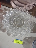 Federal Petel Glass Plate & Bowl