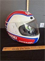 Signed racing helmet- see pictures