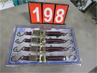 CAMSO 4PC 1X15FT RATCHET TIE DOWN SET NEW