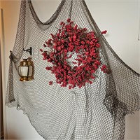 Fish Net, Lantern and Wreath