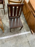 child size chair craftsman style