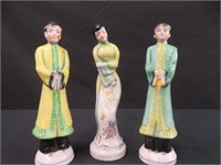 3 ORIENTAL PORCELAIN FIGURES