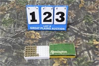 1 Partial Box Remington .38 S&W Ammunition