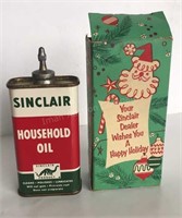 Sinclair Household Oiler In Box, NEW OLD STOCK