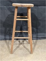 30in wooden bar stool
