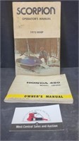 Motorcycle & snowmobile manuals