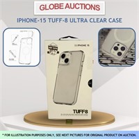 IPHONE-15 TUFF-8 ULTRA CLEAR CASE