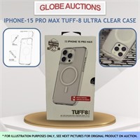 IPHONE-15 PRO MAX TUFF-8 ULTRA CLEAR CASE