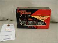 Harley Davidson L.E. Tin Historical Playing Cards