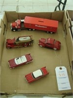 Misc. Red Toy Metal Cars
